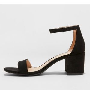 NWT A New Day Michaela Black Block Heels
